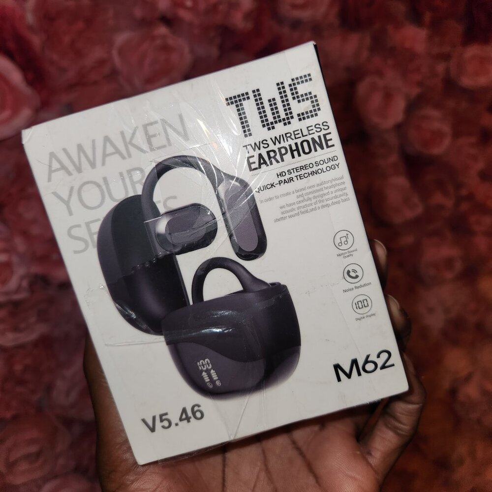 Black TWS Wireless headphones